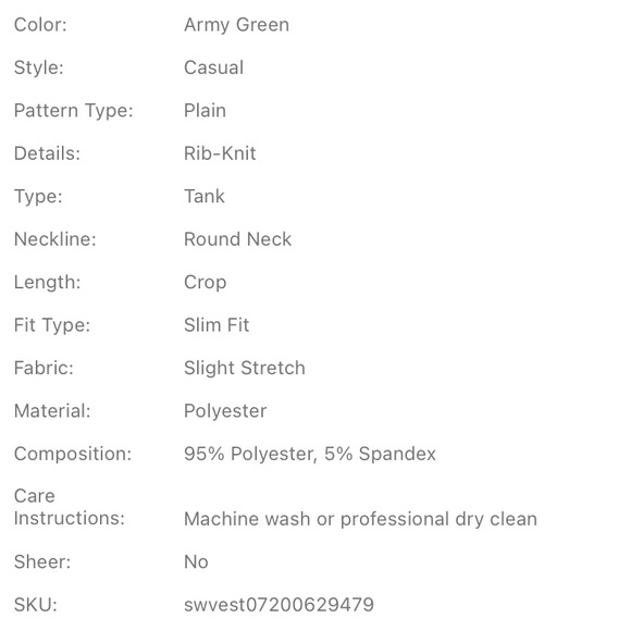 🌱crop tank - Picture 5 of 6